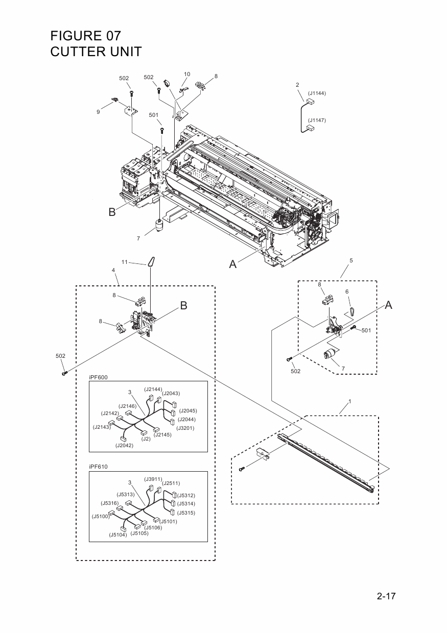 Canon imagePROGRAF iPF-610 600 Parts Catalog Manual-2